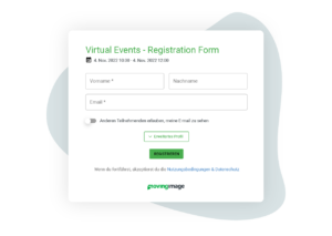 Virtual Events Registration Form