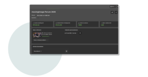 Backend-Ansicht der Analysedaten eines Livestreams in LiveStream Pro, die detaillierte Einblicke in Zuschauerzahlen, Engagement-Metriken und technische Leistungsindikatoren bietet.