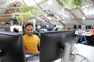Employees at movingimage working