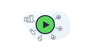 Where does your company store corporate videos?