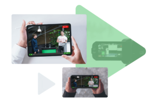 stream content in real time to customers and shareholders