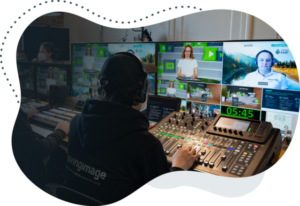 Professional in-house streaming team for live events