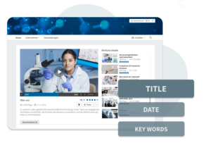 Define metadata such as video title, description, and keywords for efficient video retrieval on a corporate video portal.